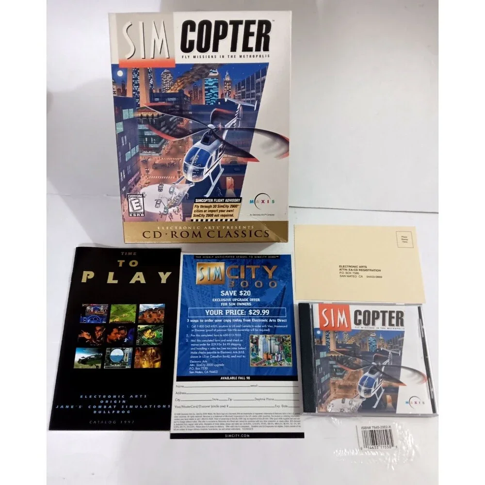 SIM Copter Maxis Windows 95 Cd-rom
